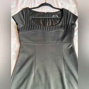 Max & Cleo Black Ponte Knit Dress Women’s Size 4